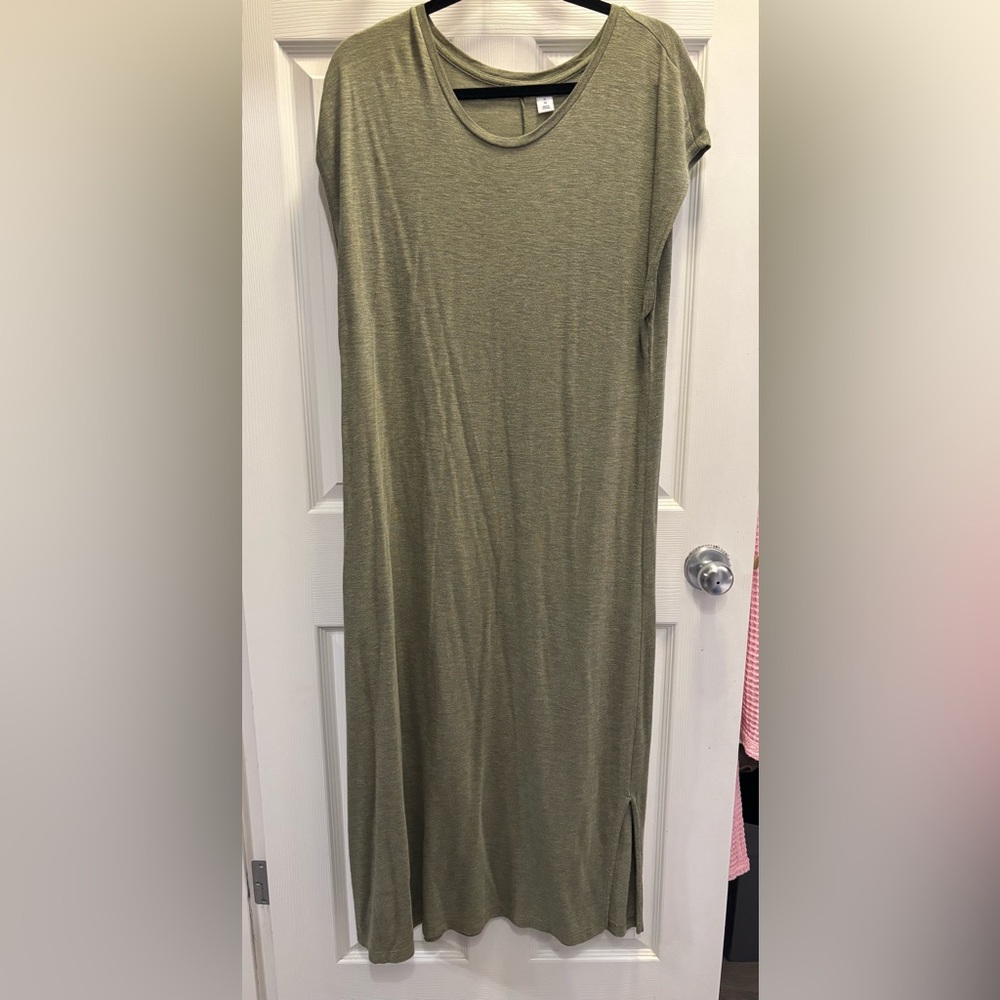 Old Navy Olive Maxi Dress
